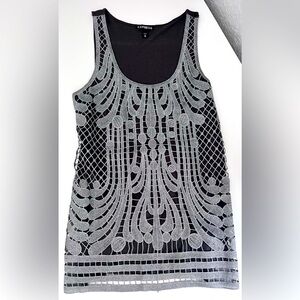 EXPRESS XS Black and Grey Top